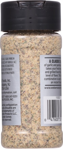Weber Garlic Parmesan Seasoning Perspective: right