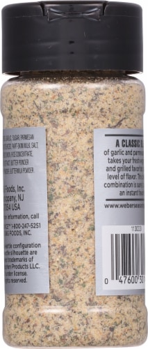 Weber Garlic Parmesan Seasoning, 2.6 oz