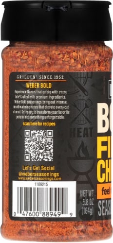 Weber BOLD Fiery Chicken Seasoning, Chicken Seasoning Blend Perspective: right