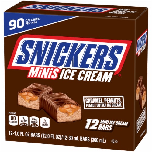 Snickers® Mini Ice Cream Bars Perspective: right