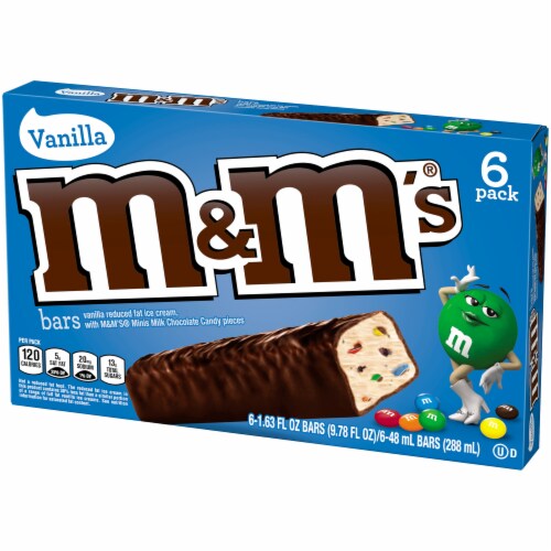 M&M'S Vanilla Ice Cream Bars Perspective: right