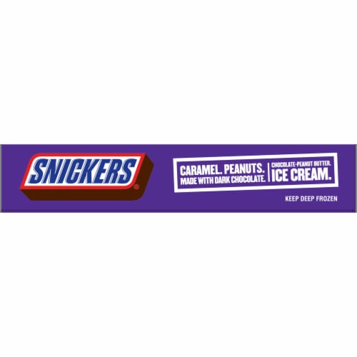 Snickers Dark Chocolate Ice Cream Bars 6 Count Perspective: right