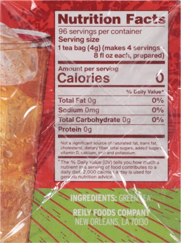 Luzianne® Green Tea Bags Perspective: right