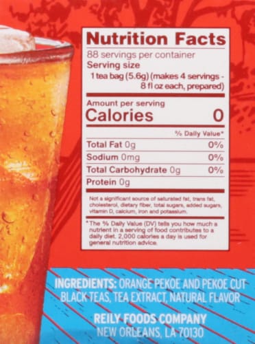 Luzianne® Cold Brew Black Tea Bags Perspective: right