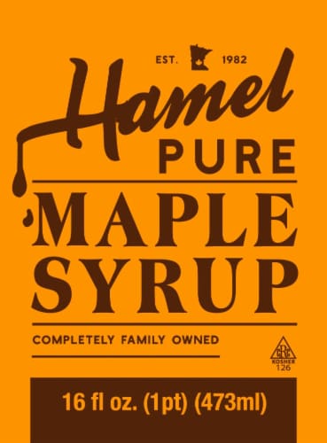 Hamel 100% Pure Maple Syrup Perspective: right