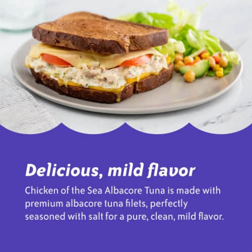Chicken of the Sea Premium Albacore Tuna in Water Perspective: right