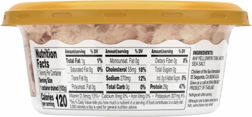 Chicken of the Sea Wild Catch Premium Ahi Yellowfin Tuna Perspective: right
