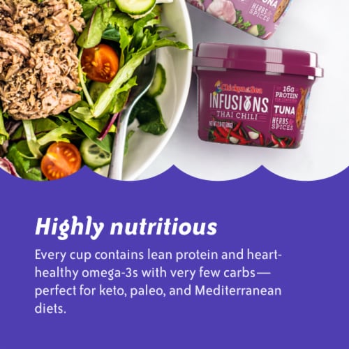 Chicken of the Sea® Infusions™ Cracked Pepper Tuna Perspective: right