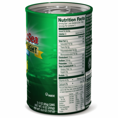 Chicken of the Sea® Chunk Light Tuna In Water Mini™ Cans, 3 ct / 3 oz ...