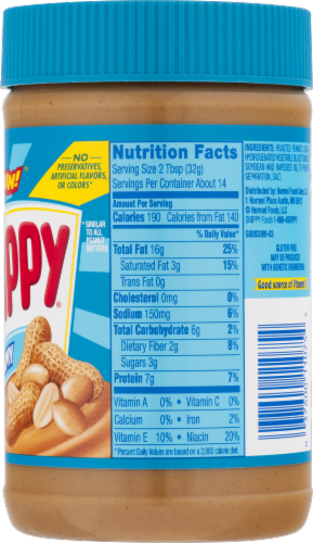 Skippy Creamy Peanut Butter Perspective: right