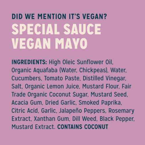 Sir Kensington's Special Sauce Vegan Mayo Perspective: right