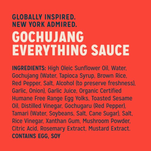 Sir Kensington's Gochujang Sauce Everything Sauce Perspective: right