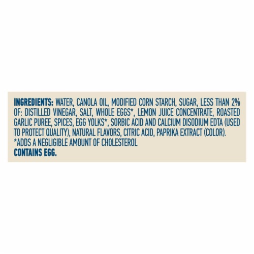 Hellmann's Italian Herb & Garlic Mayonnaise Dressing Perspective: right