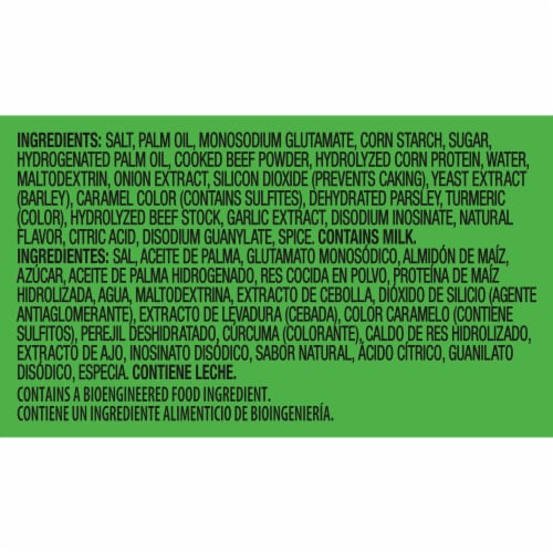 Knorr Beef Flavor Bouillon/Caldo de Res Bouillon Cubes Perspective: right