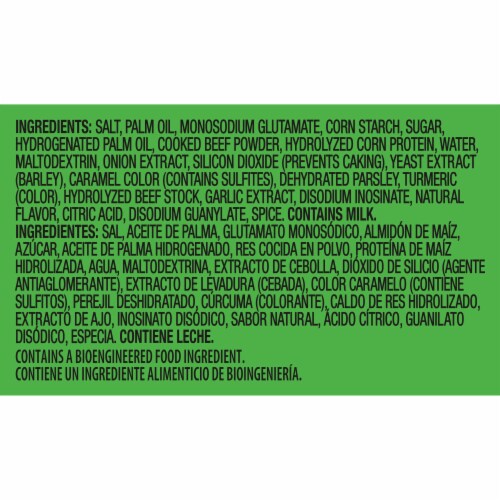 Knorr Beef Flavor Bouillon/Caldo de Res Bouillon Cubes Perspective: right