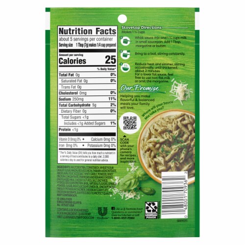 Knorr Creamy Pesto Sauce Mix Perspective: right
