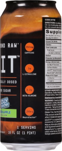 Beyond Raw® LIT™ Jolly Rancher Green Apple Dietary Supplement Perspective: right