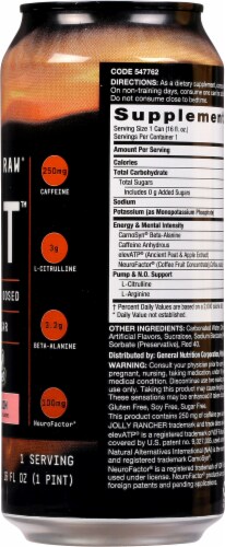 Beyond Raw® LIT™ Jolly Rancher Watermelon Energy Drink Can Perspective: right