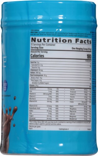 GNC Total Lean Rich Chocolate Protein Powder Perspective: right