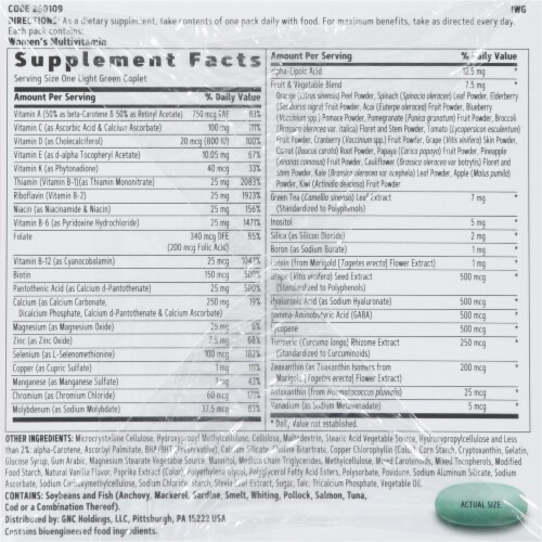 GNC Women's Health & Wellness Vitapak® Program Perspective: right