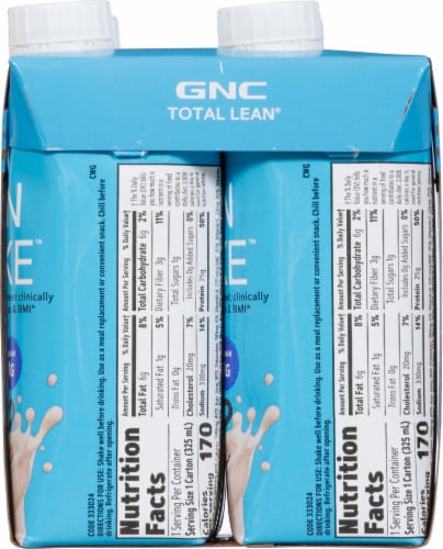 GNC Total Lean Shake 25, Vanilla Bean, 4 ea Reviews 2024