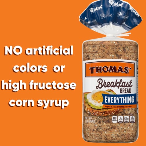 Thomas' Everything Breakfast Bread Perspective: right