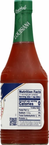 Crystal® Louisana's Pure Hot Sauce Perspective: right