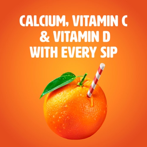 Tropicana Pure Premium Original No Pulp No Sugar Added Calcium And Vitamin D 100% Orange Juice Perspective: right
