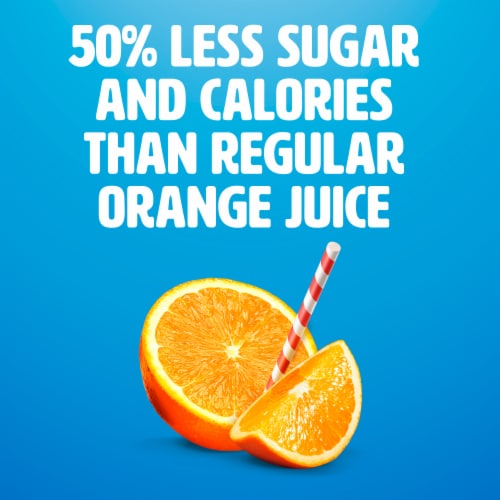 Tropicana Light Orange Juice Beverage, No Pulp, Calcium and Vitamin D Perspective: right