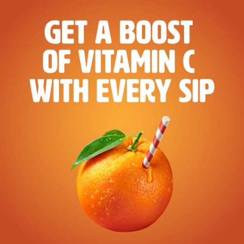Tropicana Pure Premium Original No Pulp No Sugar Added Single Serve 100% Orange Juice Perspective: right