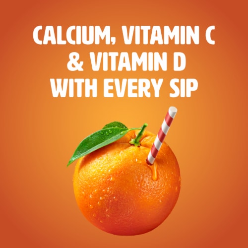 Tropicana Pure Premium Original No Pulp No Sugar Added With Calcium + Vitamin D 100% Orange Juice Perspective: right