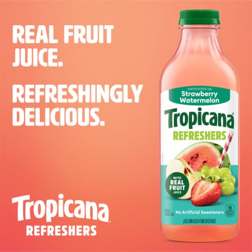 Tropicana Premium Drinks, Strawberry Watermelon Perspective: right