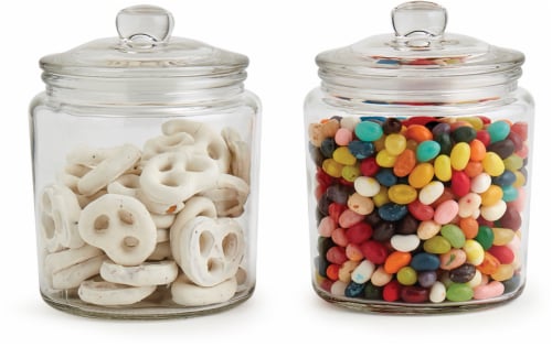 Tabletops Unlimited Glass Apothecary Jars - 2 Pack Perspective: right