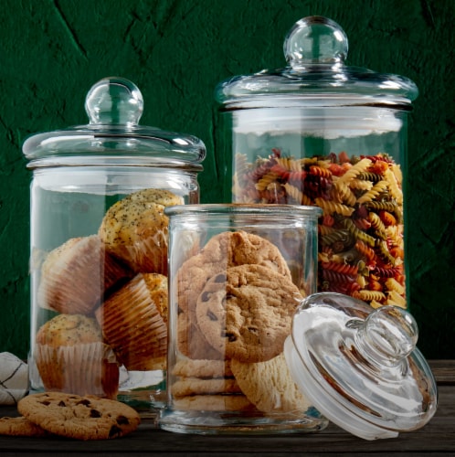 Mason Craft & More Glass Apothecary Jar Set Perspective: right