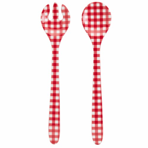 Tabletops Unlimited Gallery Americana Melamine Salad Serving Set Perspective: right