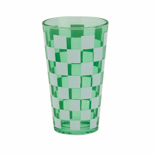 Tabletops Unlimited Gallery Checkered Highball Glasses - Assorted Perspective: right