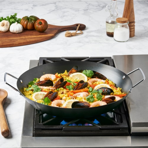 Tabletops Unlimited Infuse Paella Pan Perspective: right