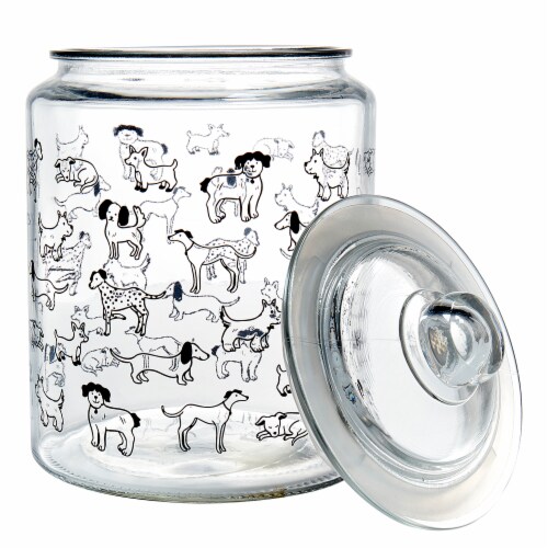 Tabletops Gallery Glass Apothecary Jar – Dogs Perspective: right