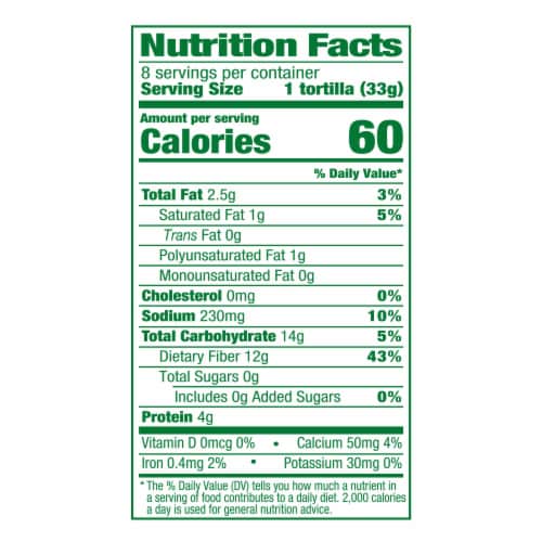 Guerrero Carb Watch Whole Wheat with Flaxseed Flour Tortillas Perspective: right