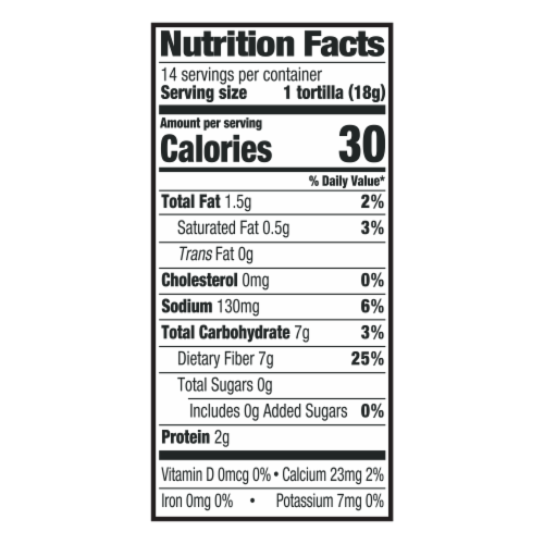 Guerrero Zero Net Carbs Jalapeno Street Taco Size Tortillas Perspective: right