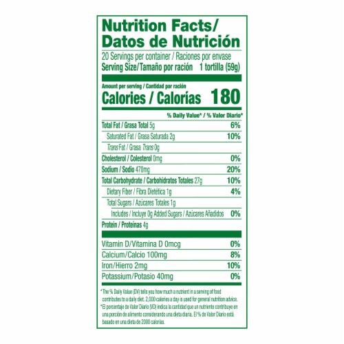 Guerrero Caseras Soft Taco Size Flour Tortillas Perspective: right