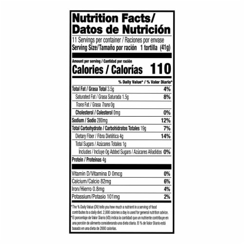 Guerrero Soft Taco Size Whole Wheat Flour Tortillas Perspective: right