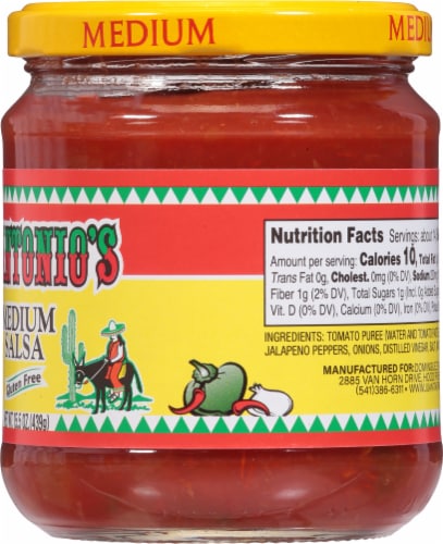 Juantonio's Medium Salsa Perspective: right