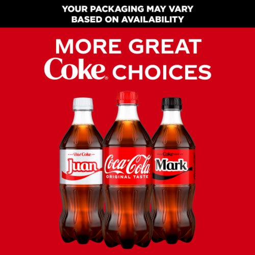 Coca-Cola Original Taste Soda Bottle Perspective: right