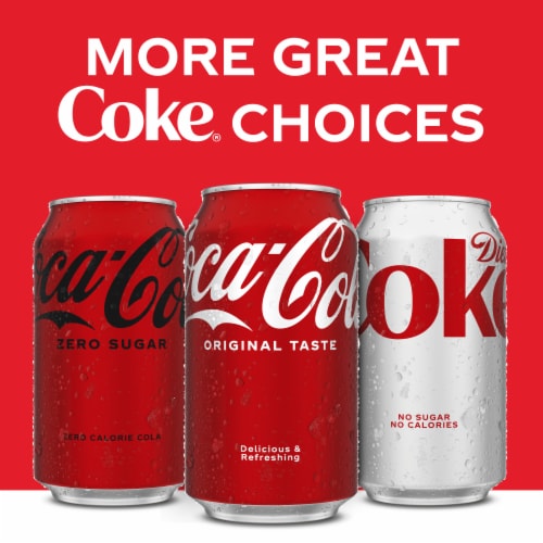 Coca-Cola Classic Soda Cans Perspective: right