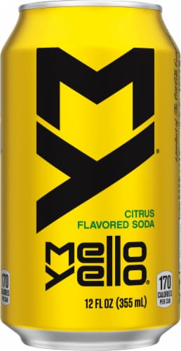 Mello Yello® Citrus Flavored Soda Can Perspective: right