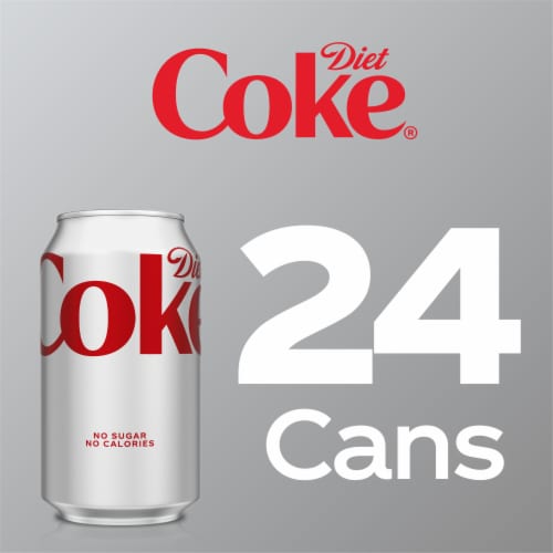 Diet Coke Diet Soda Cans Perspective: right