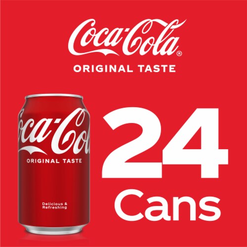 Coca-Cola Classic Soda Cans Perspective: right