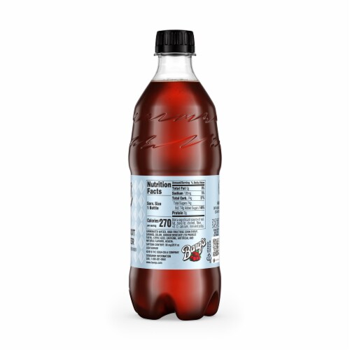 Barq's Root Beer Soda Bottle Perspective: right