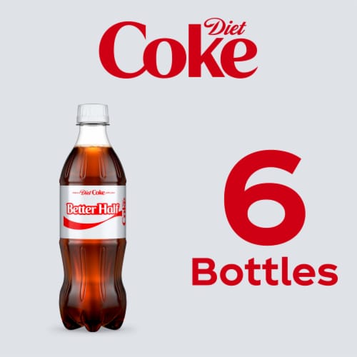Diet Coke Diet Soda Bottles Perspective: right